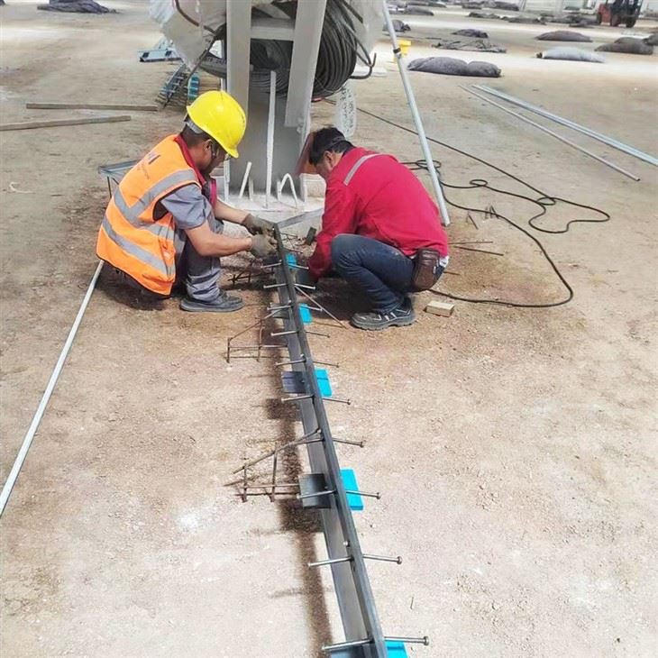 Industrial Concrete Floor Solutions Free Movement Armored Force Transfer Formwork Floor Expansion Joint System For Concrete