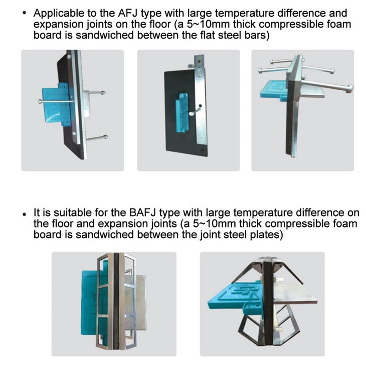 Industrial Concrete Floor Solutions Free Movement Armored Force Transfer Formwork Floor Expansion Joint System For Concrete